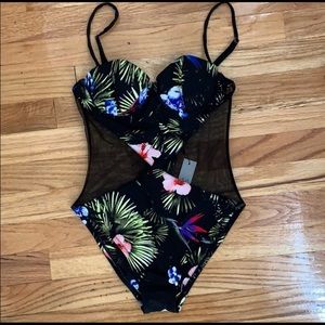 Fleur du Mal floral bodysuit